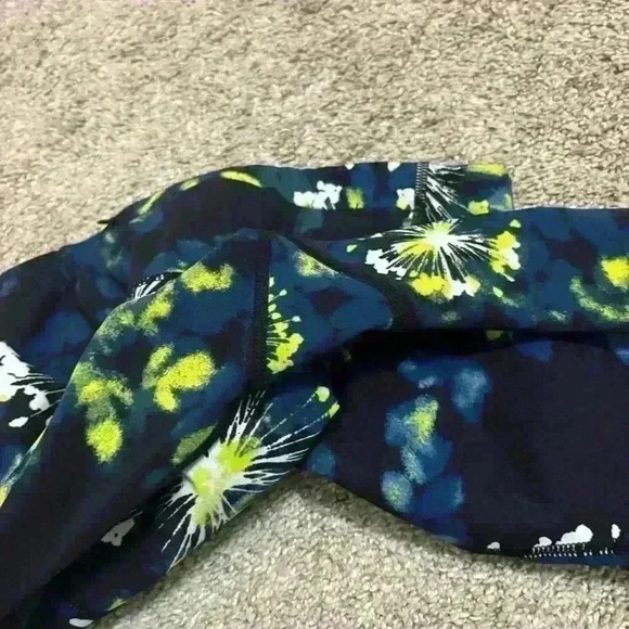 Sweaty Betty Power Full Length Workout Leggings Lime Punch Floral Print - Size S - Picture 10 of 11